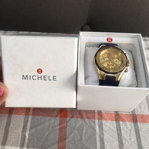 More pictures: Navy Blue Michele Watch